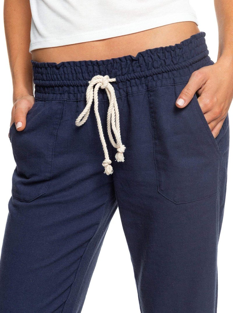 Roxy womens Oceanside Pants, Mood Indigo, Large US - Image 5